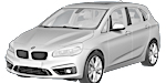 BMW F45 B0828 Fault Code